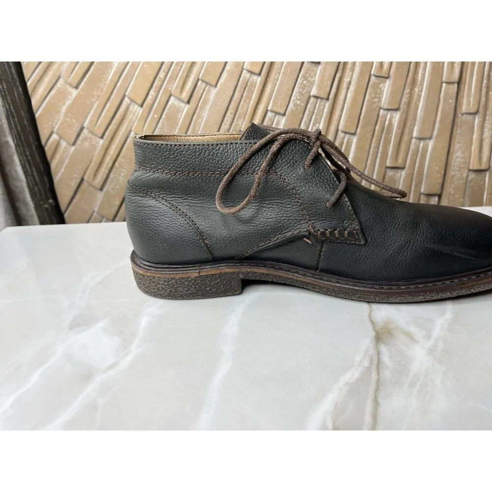 Lucky Brand Chukka Ankle Short Boots Men Sz 8 M Leather Gray